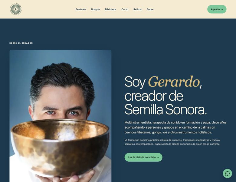 Semilla Sonora, pantalla 2
